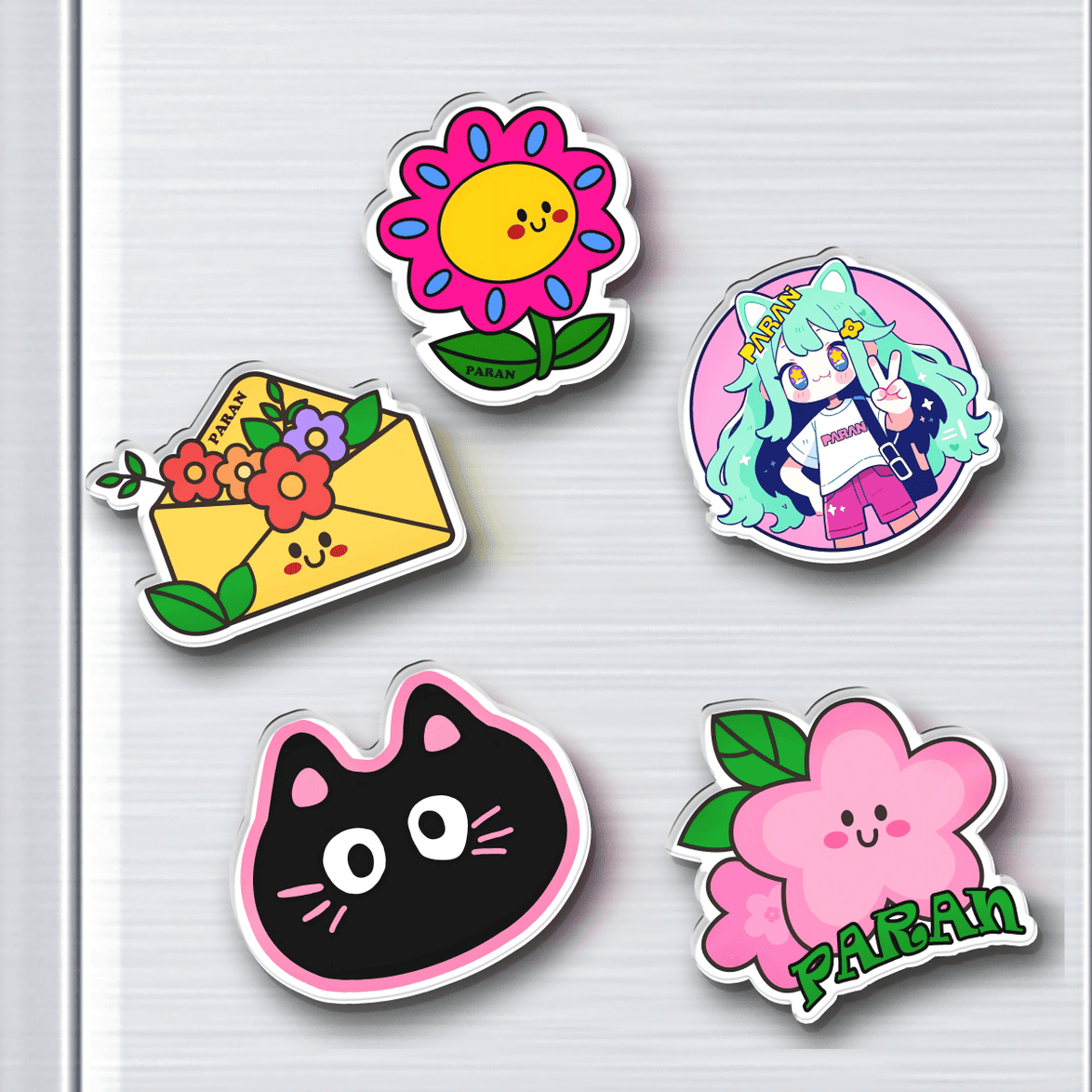 Custom Clear Acrylic Fridge Magnets