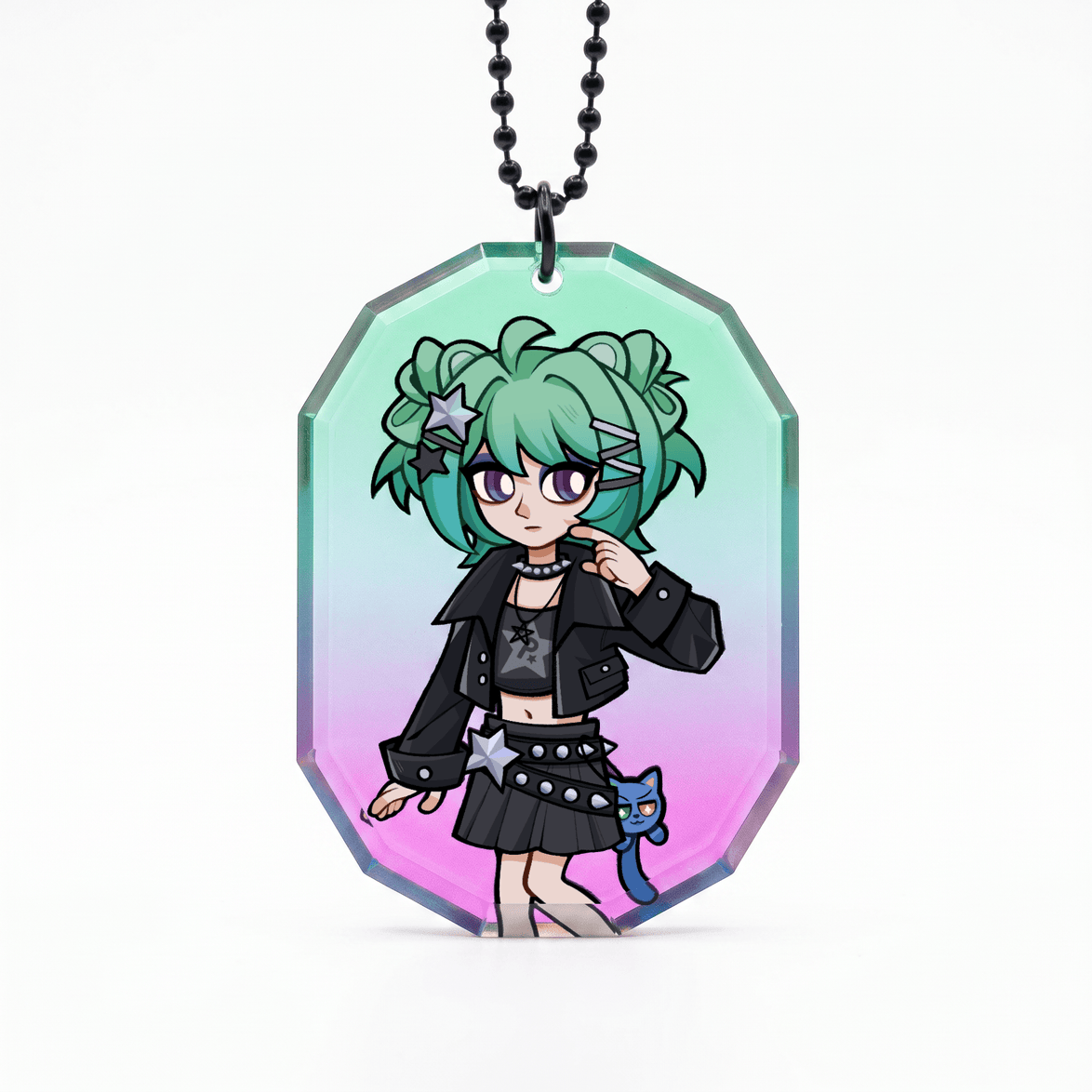 Custom Gemstone Acrylic Keychains