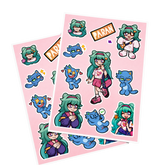 Custom Kiss Cut Sticker Sheets