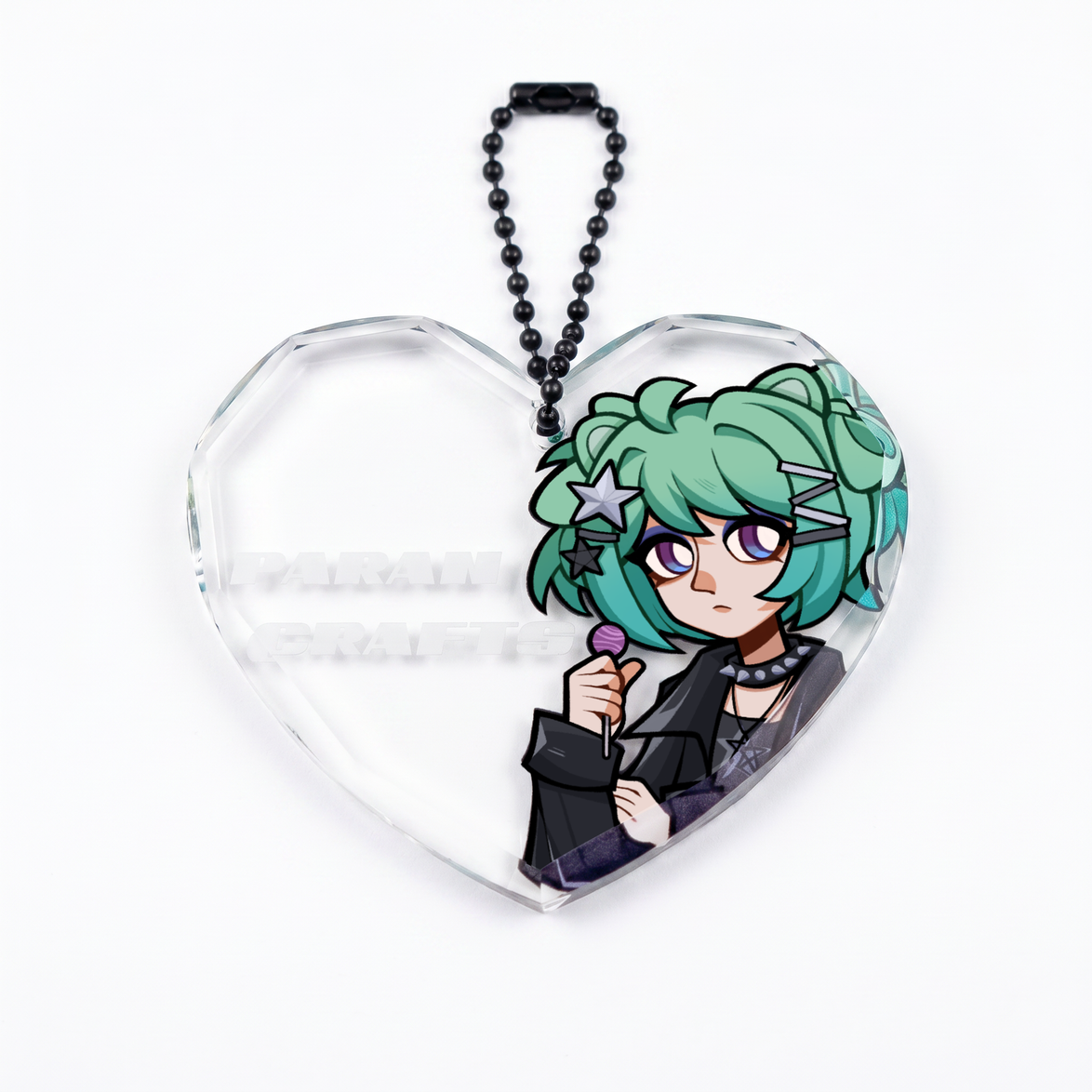 Custom Gemstone Acrylic Keychains