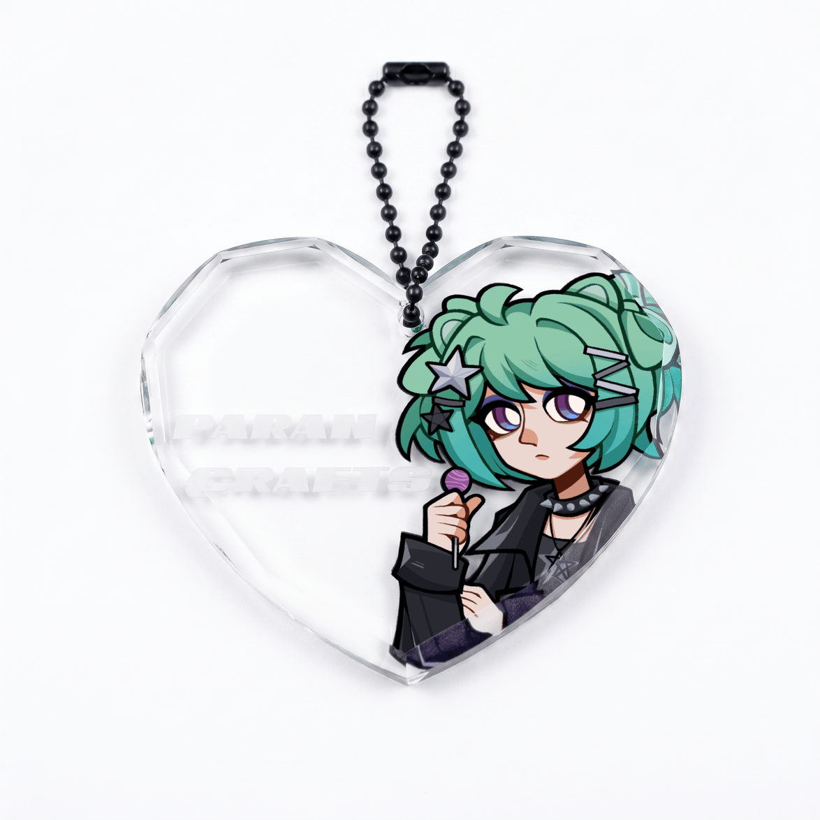 Custom Gemstone Acrylic Keychains