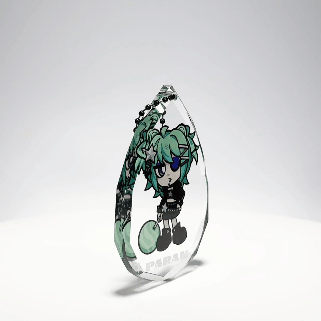 Custom Gemstone Acrylic Keychains