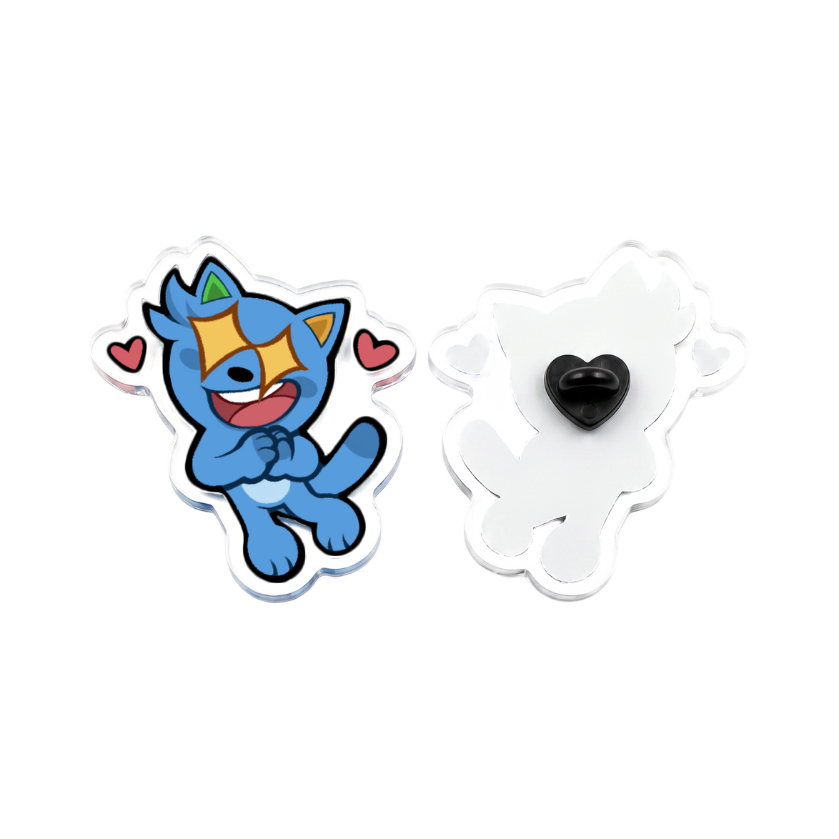 Custom Clear Acrylic Pins