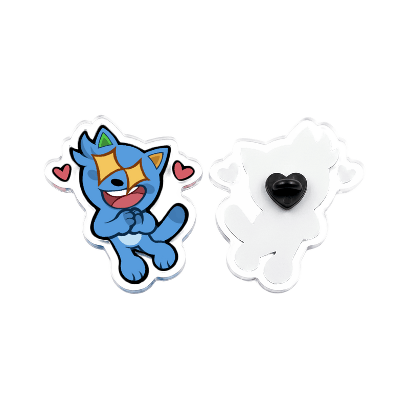Custom Clear Acrylic Pins