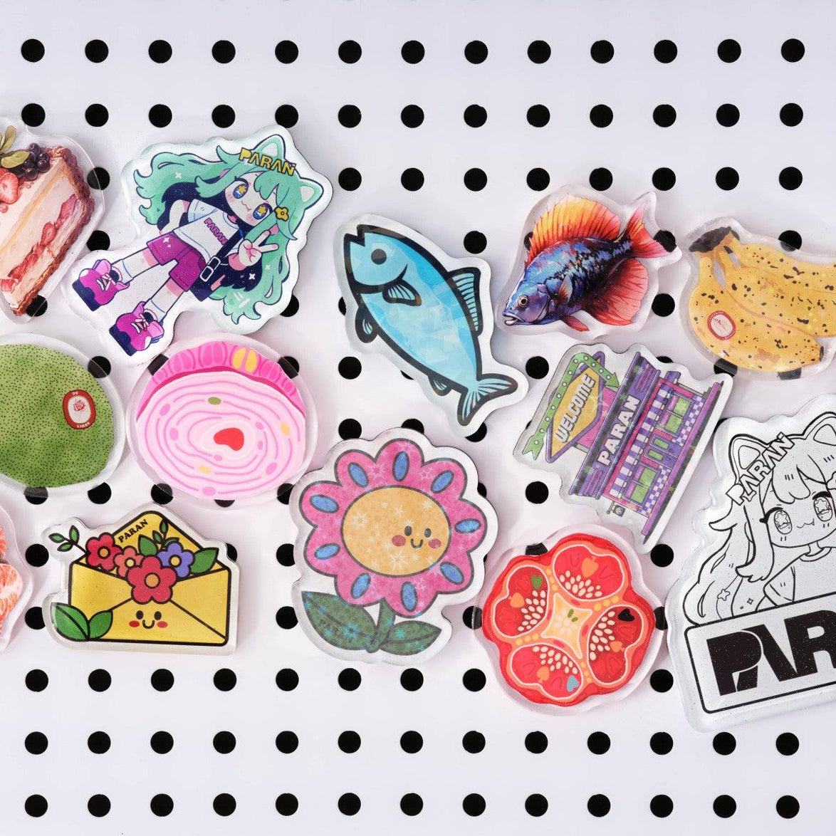 Custom Clear Acrylic Fridge Magnets
