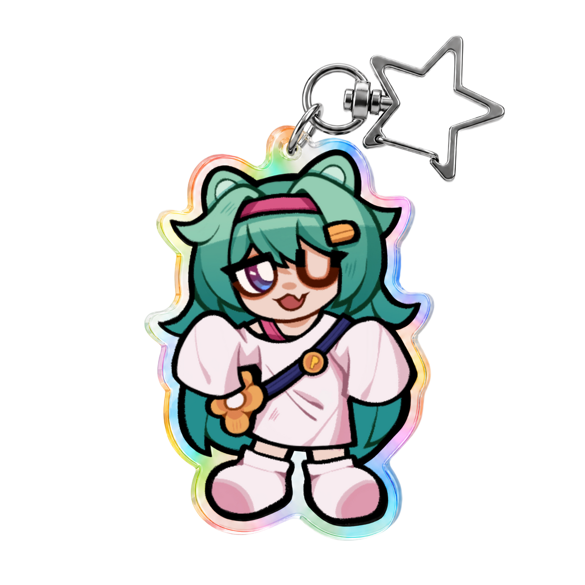 Custom Rainbow Acrylic Keychains