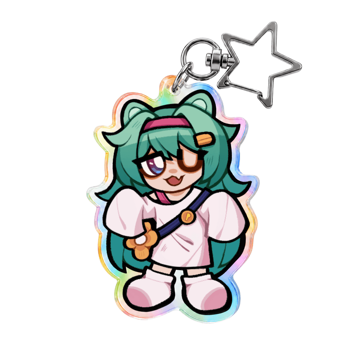 Custom Rainbow Acrylic Keychains