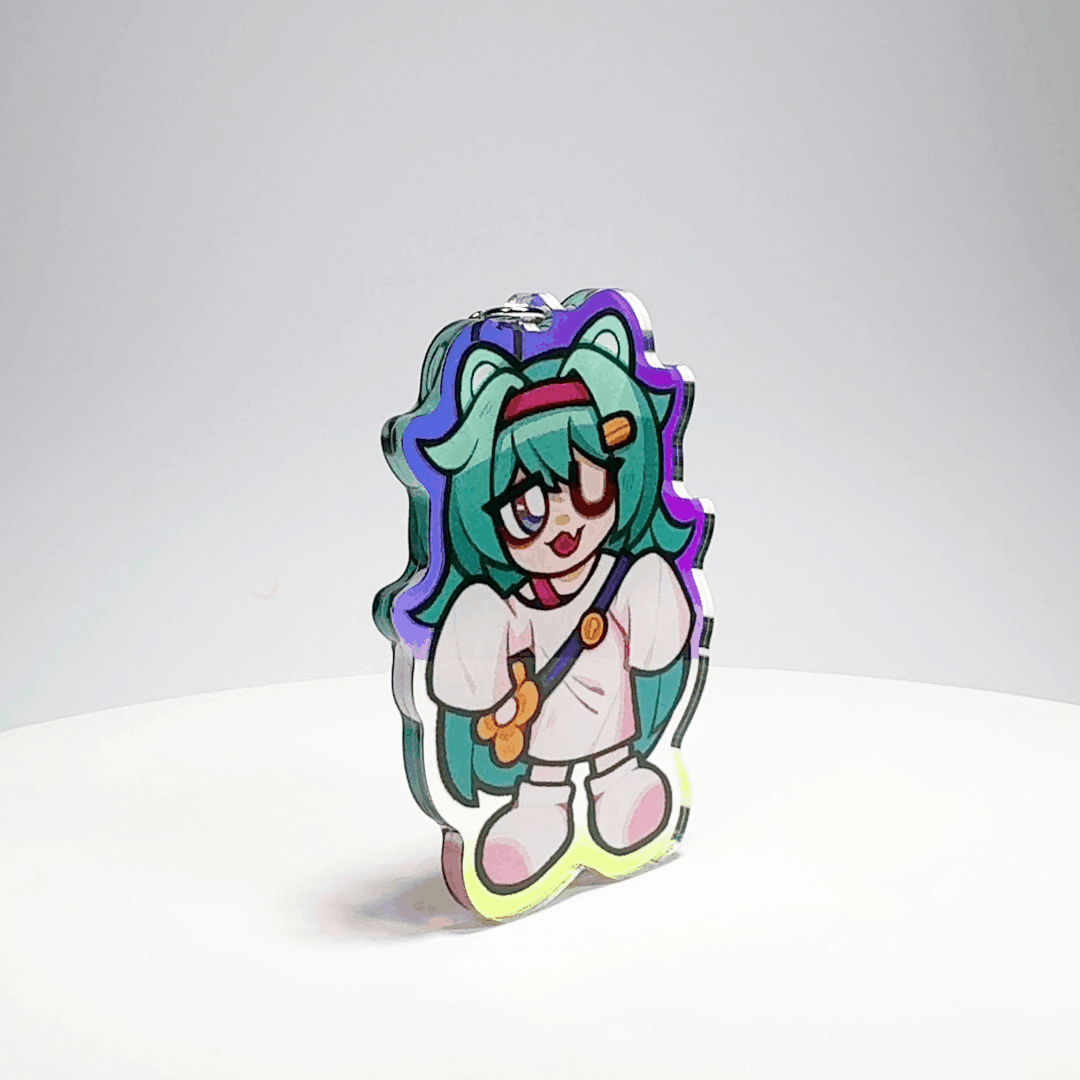Custom Rainbow Acrylic Keychains