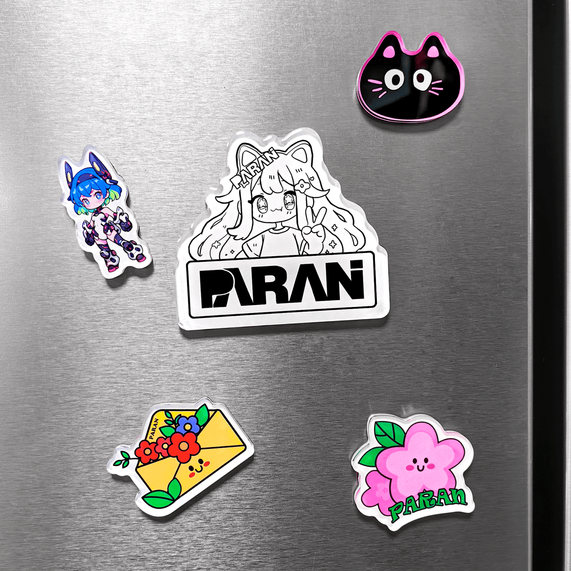 Custom Acrylic Fridge Magnets - custom full-color design by ParanCrafts