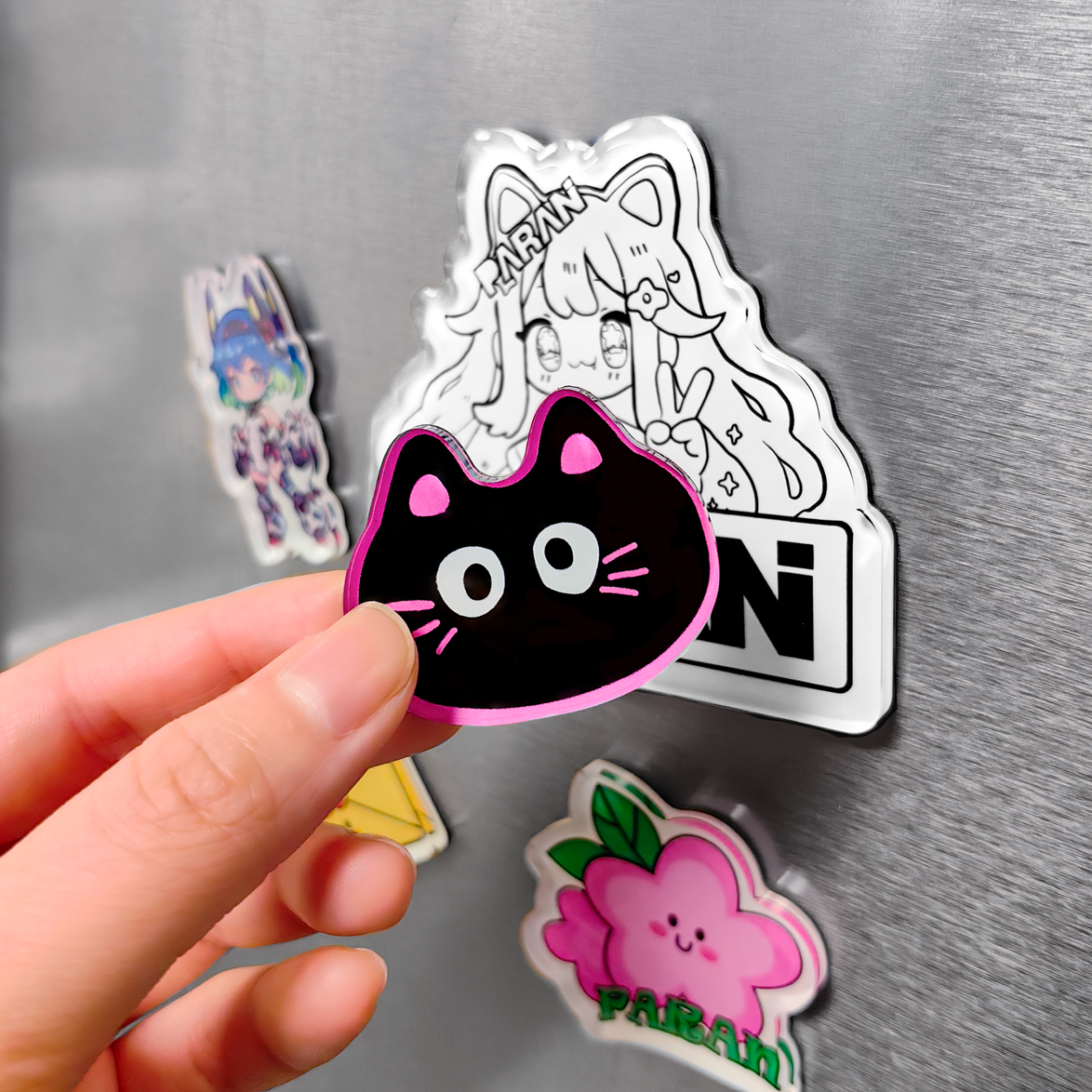 Custom Clear Acrylic Fridge Magnets