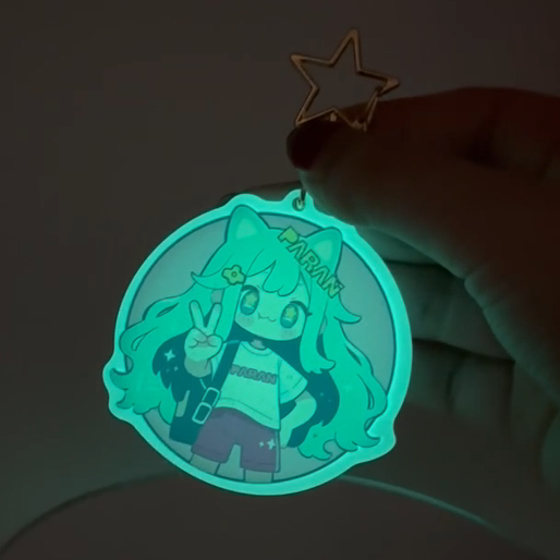 Light Up Your World - The Charm of Glow-in-the-Dark Acrylic Pendants