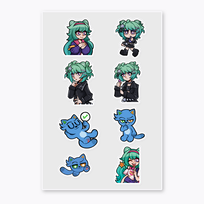 Custom Kiss Cut Sticker Sheets