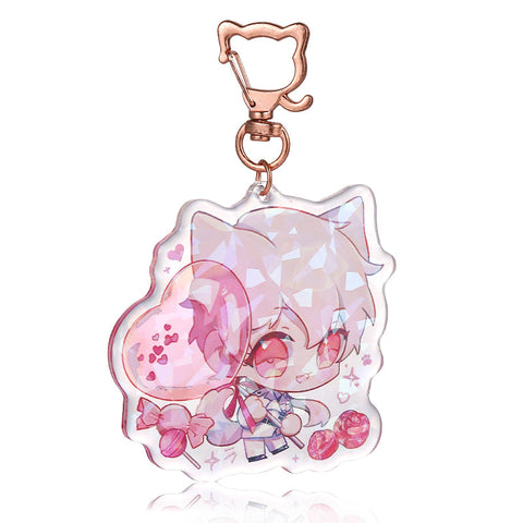 Custom Epoxy Holographic Acrylic Charms