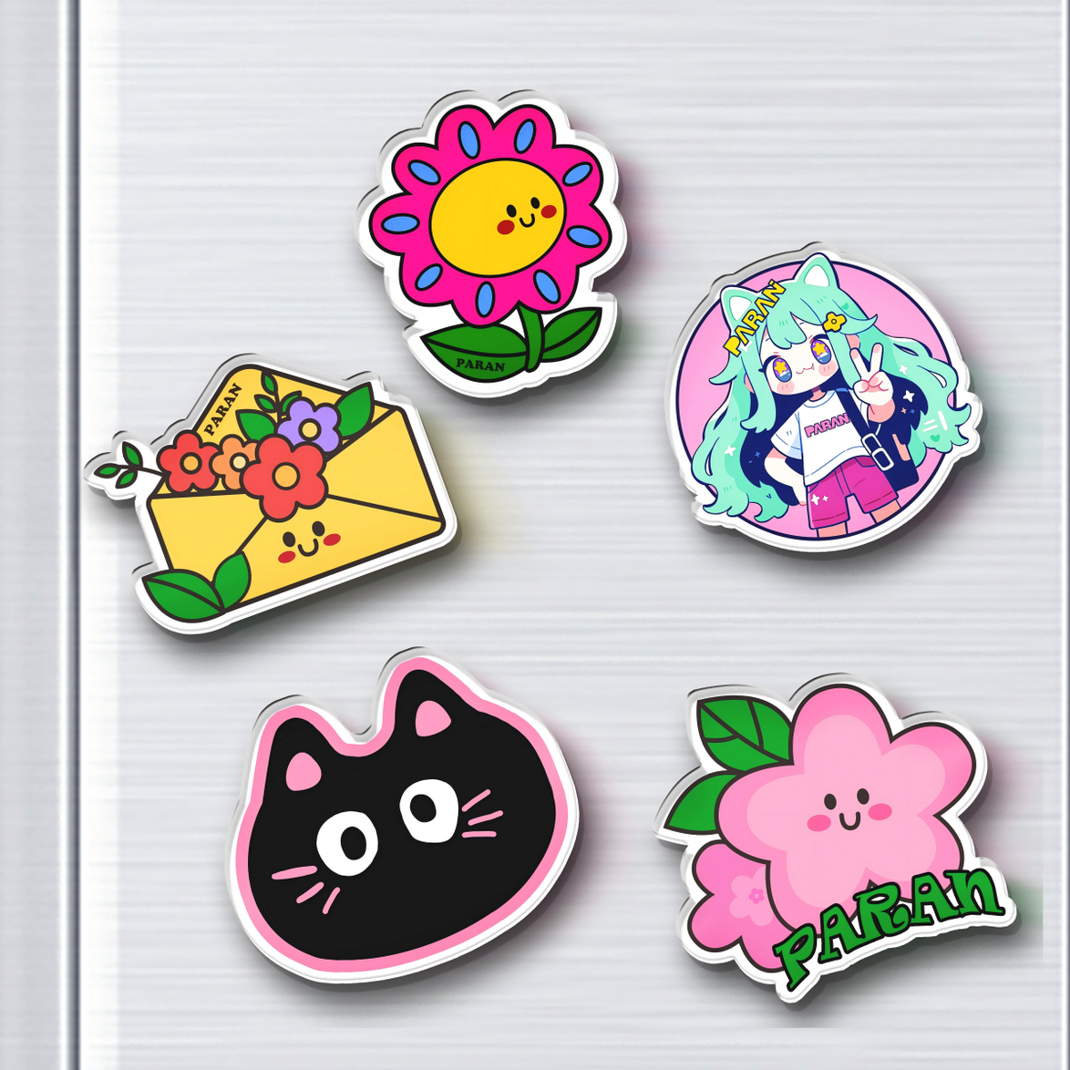 Custom Clear Acrylic Fridge Magnets
