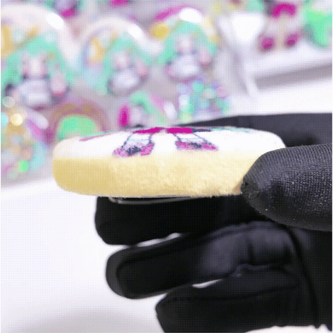 Custom Round Plush Badges/Pins