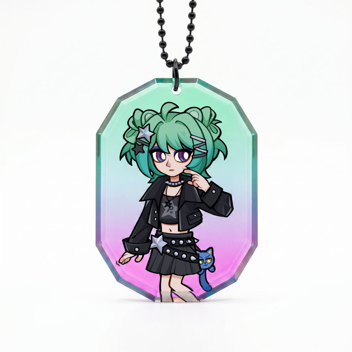 Custom Gemstone Acrylic Keychains