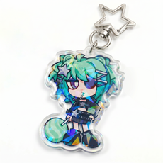 Custom Epoxy Holographic Acrylic Keychains