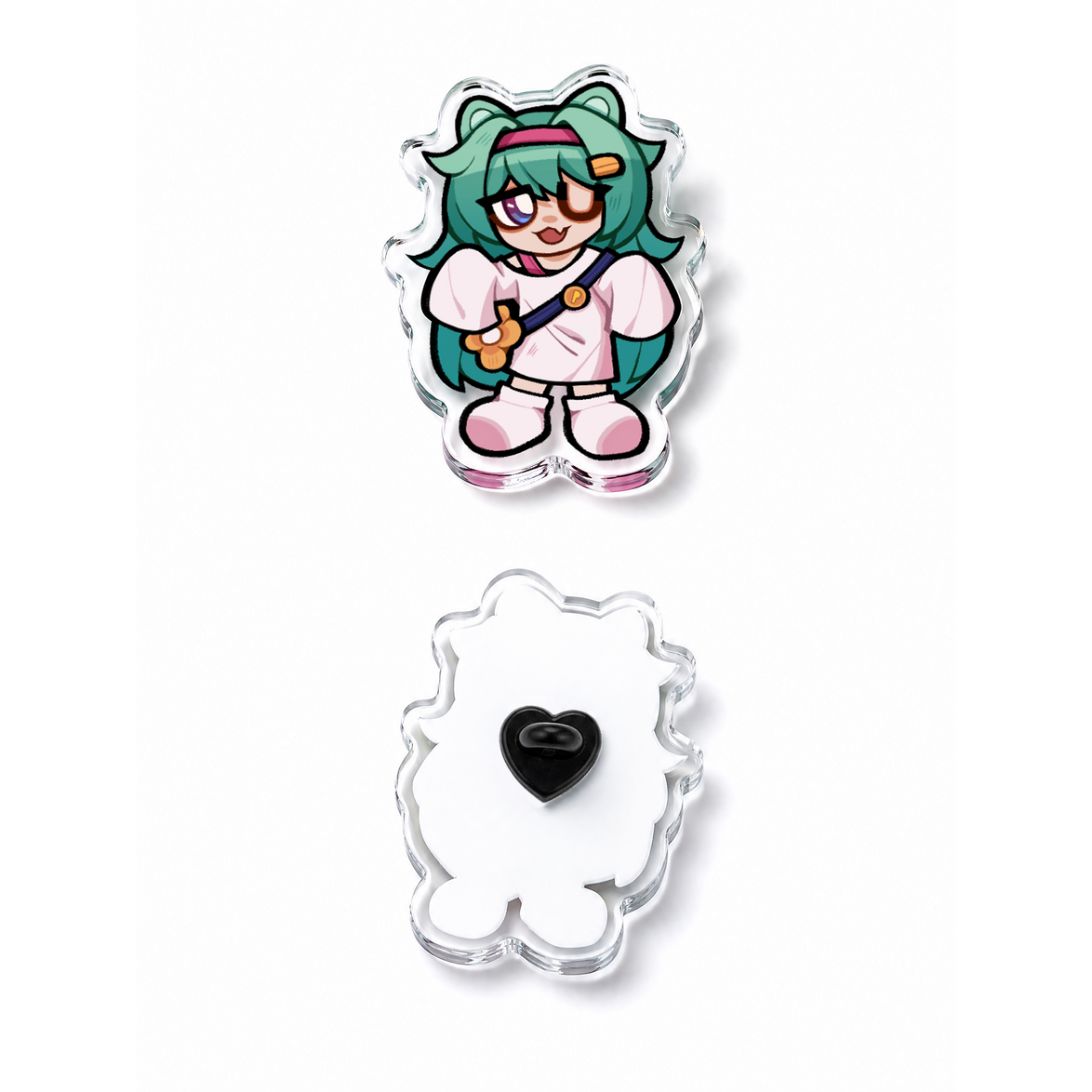 Custom Clear Acrylic Pins