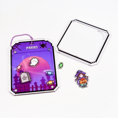 Custom Magnetic Openable Shaker Keychains