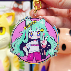 Custom Mirror Acrylic Keychains/Charms