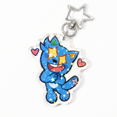 Custom Epoxy Holographic Acrylic Keychains