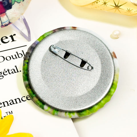 Custom Round Plush Badges/Pins