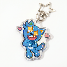 Custom Epoxy Holographic Acrylic Keychains