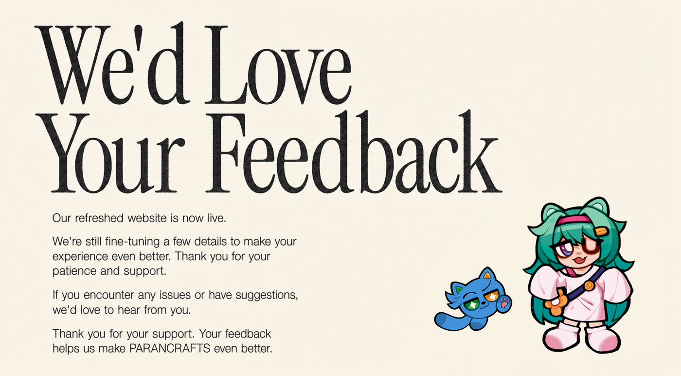 We'd Love Your Feedback!