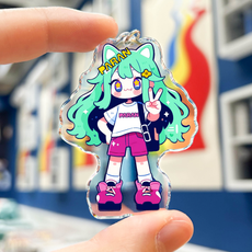 Custom Clear Acrylic Keychains