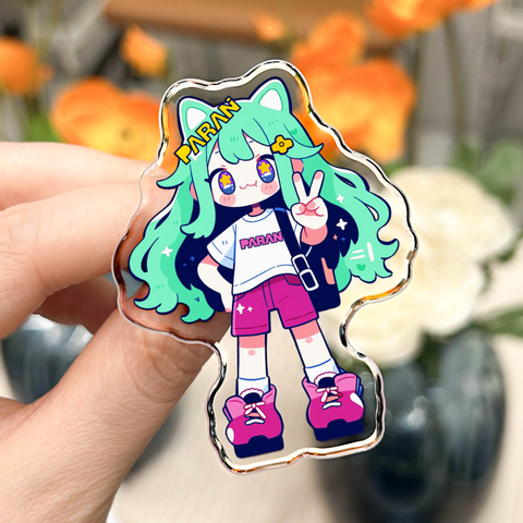 Custom Diamond Acrylic Pins