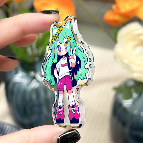 Custom Diamond Acrylic Pins