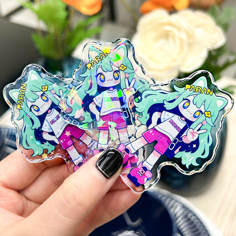 Custom Diamond Acrylic Pins