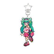 Custom Epoxy Holographic Acrylic Keychains