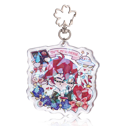 Custom Epoxy Holographic Acrylic Charms