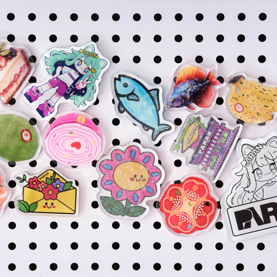 Custom Clear Acrylic Fridge Magnets