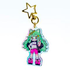 Custom Rainbow Acrylic Charms