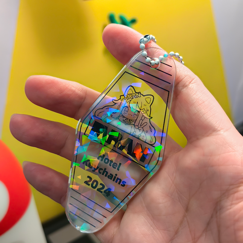 Custom Epoxy Holographic Acrylic Charms