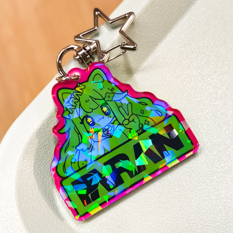 Custom Epoxy Holographic Acrylic Charms