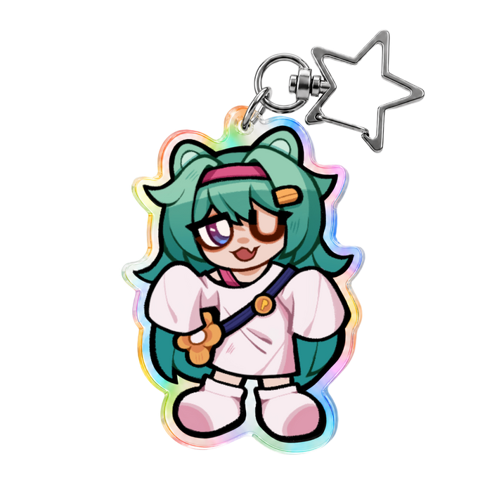 Custom Rainbow Acrylic Keychains
