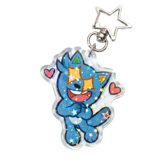 Custom Epoxy Holographic Acrylic Keychains