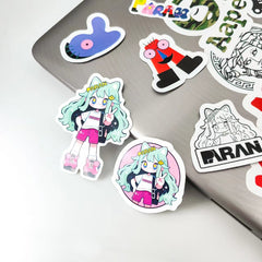 Custom Glitter Stickers