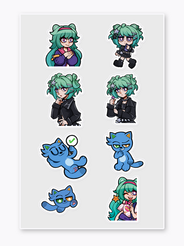 Custom Kiss Cut Sticker Sheets